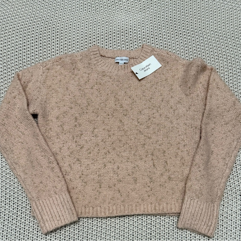 NWT Calvin Klein Women's Light Pink Sweater XS